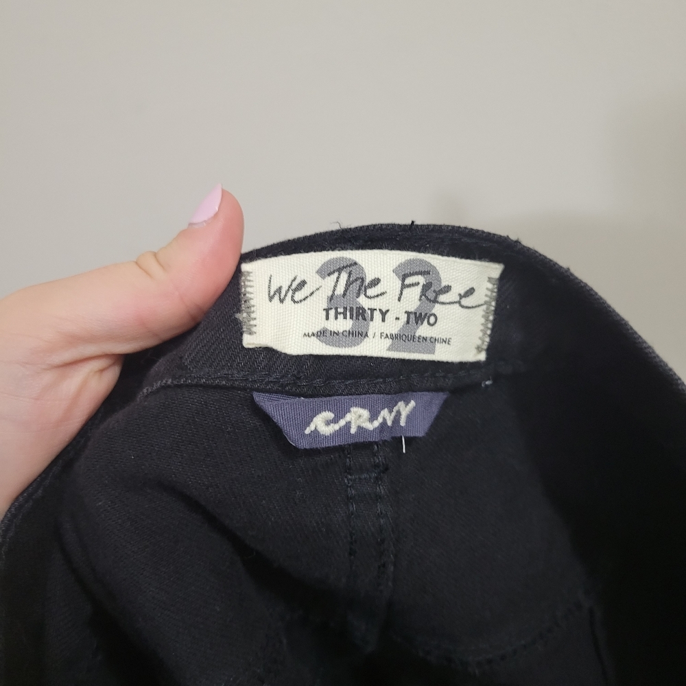 Free People Black High Rise Jeans - Picture 4 of 6